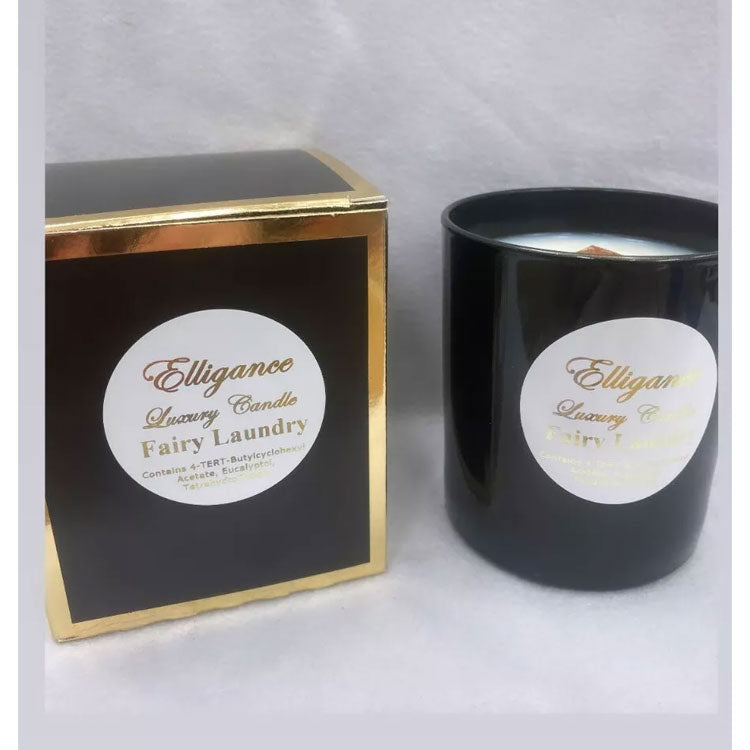 Elligance Gold Lenora Scented Candle /Extra Strong