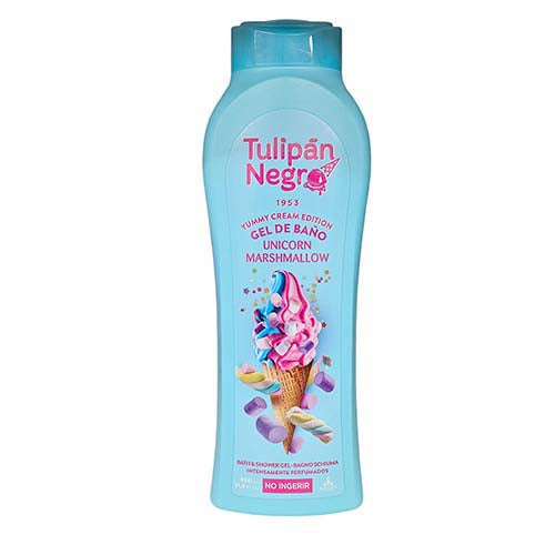 Tulipan Negro Bath And Shower Gel 650ml Unicorn Marshmallow