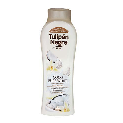 Tulipan Negro Bath And Shower Gel 650ml Coco Pure White