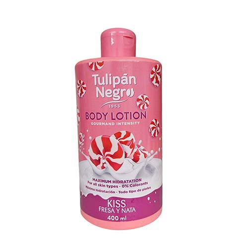 Tulipan Negro Body Cream 400ml Strawberry Kisses