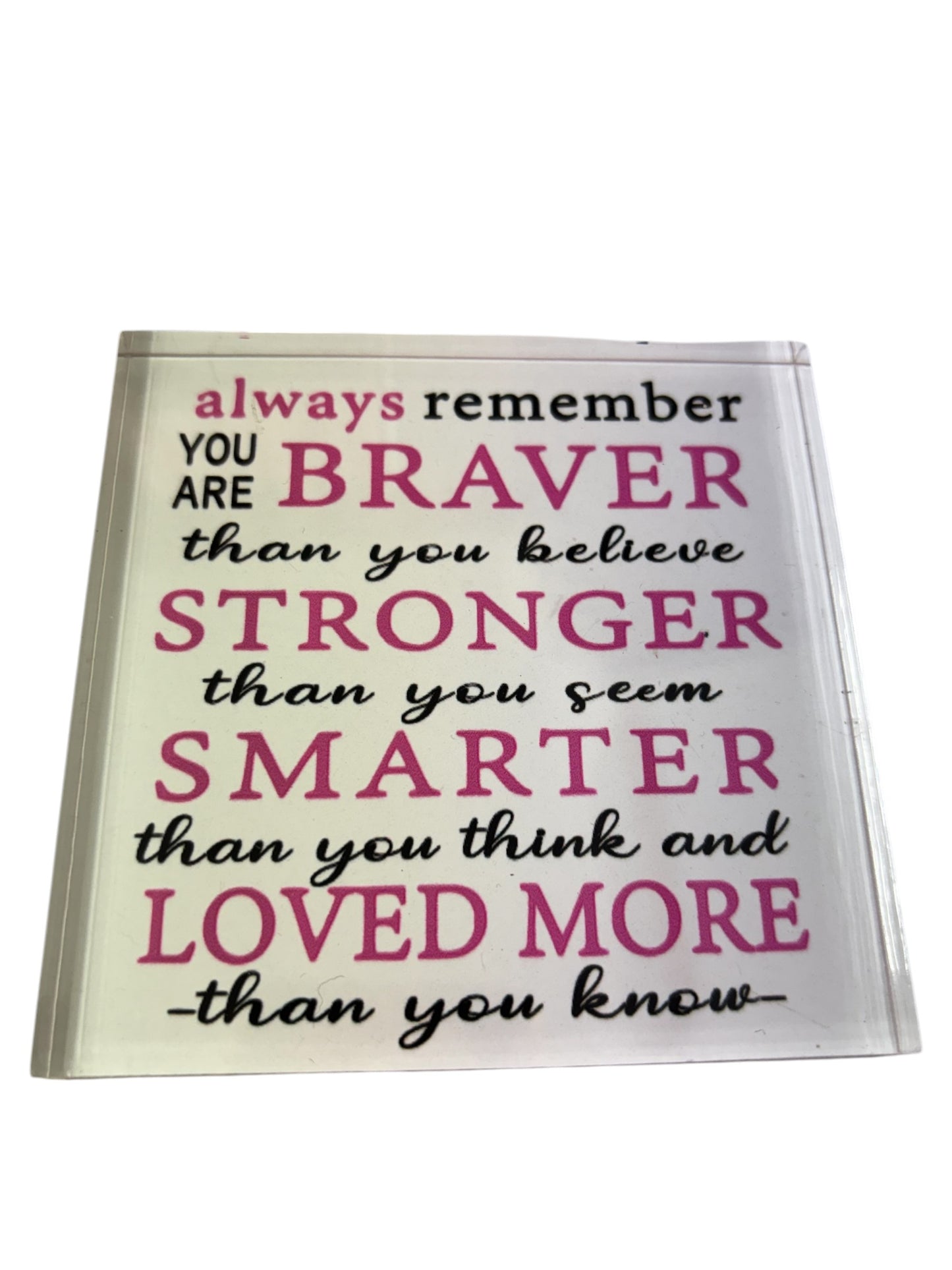 Brave Plaque