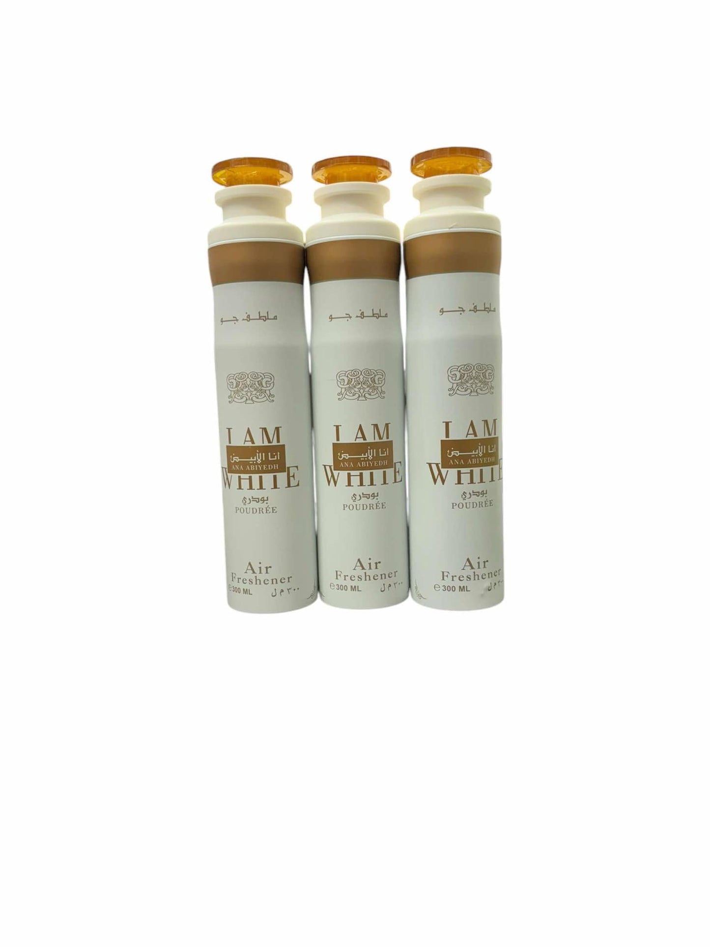 3 x I Am White Poudre Dubai Air Freshners