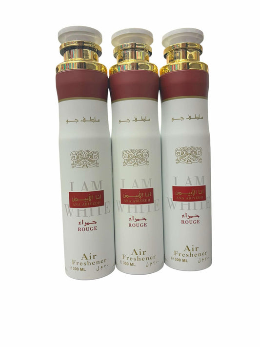 3 x I Am White Rouge 500 Dubai Air Fresheners