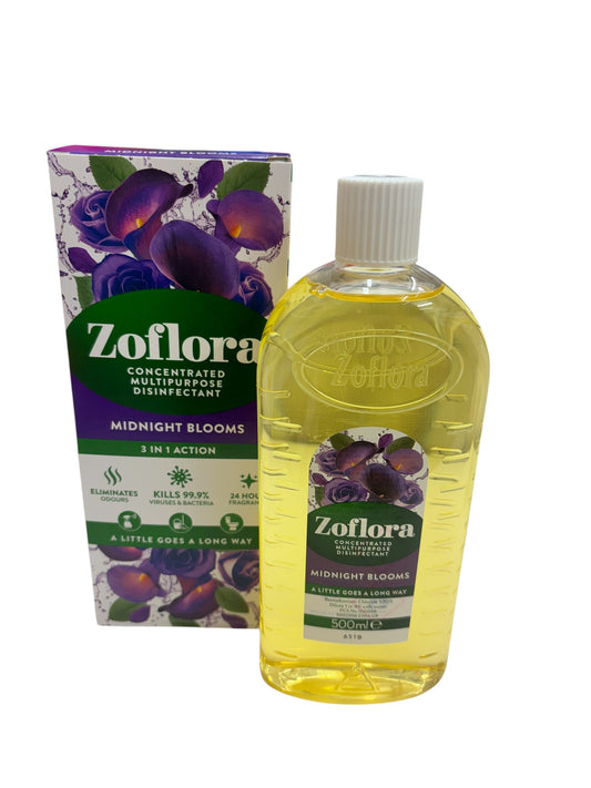 Midnight Bloom Zoflora Concentrated Multipurpose Disinfectant 500ml
