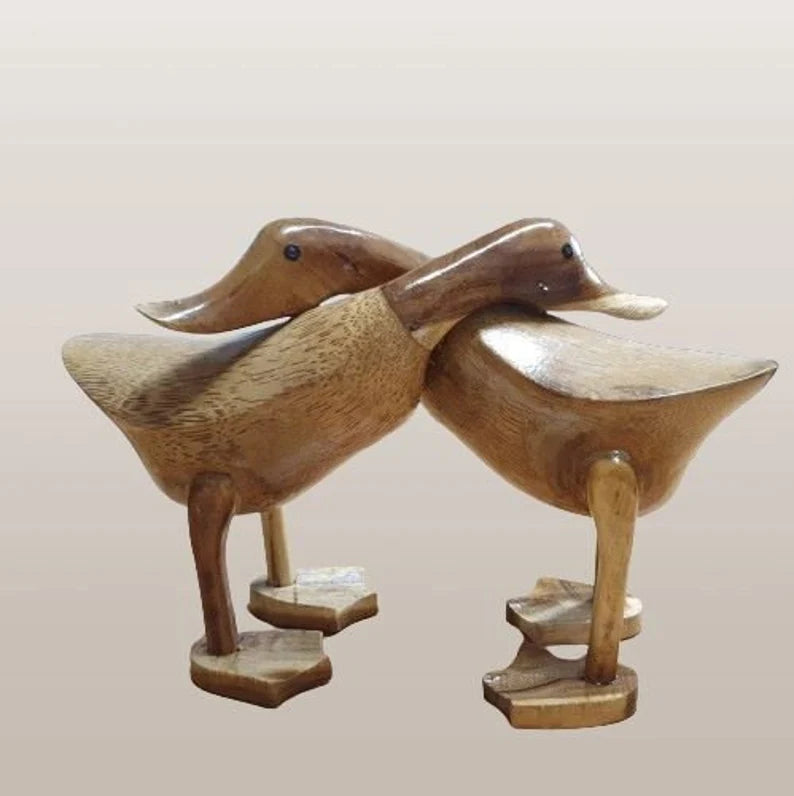 Hugging Wooden Ducks