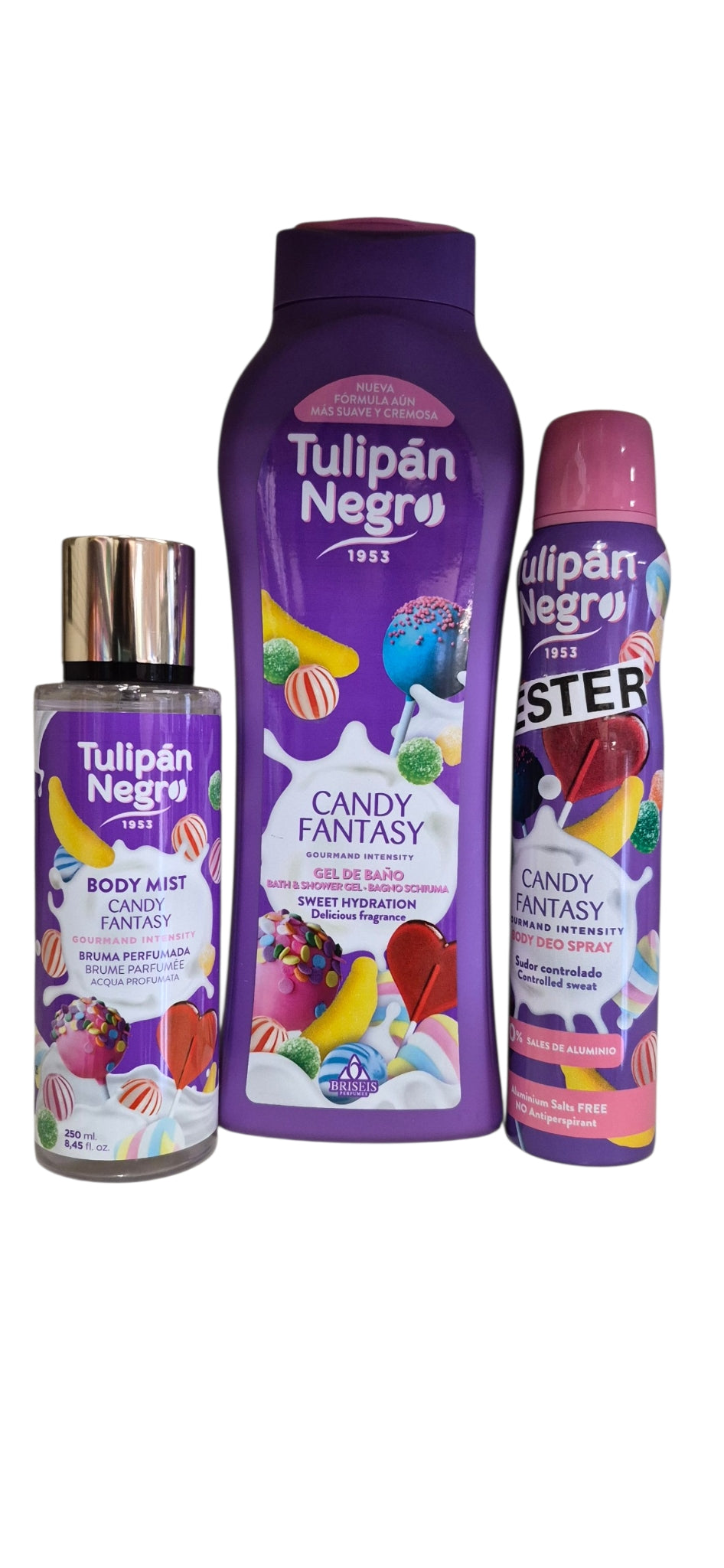 Tulipan Bundle Of 3 - Shower Gel, Body Mist And Deodrent
