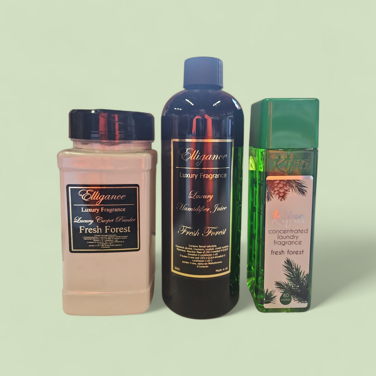 Kifra Washing Scent Booster, Diffuser Juice And Carpet Fresh Trio