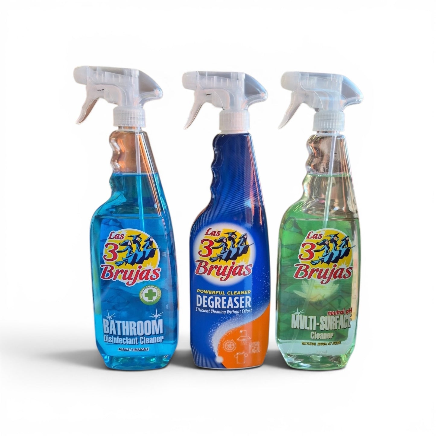 3 Witches Triple Bundle - Bathroom, Degreaser And Multisurface Spray