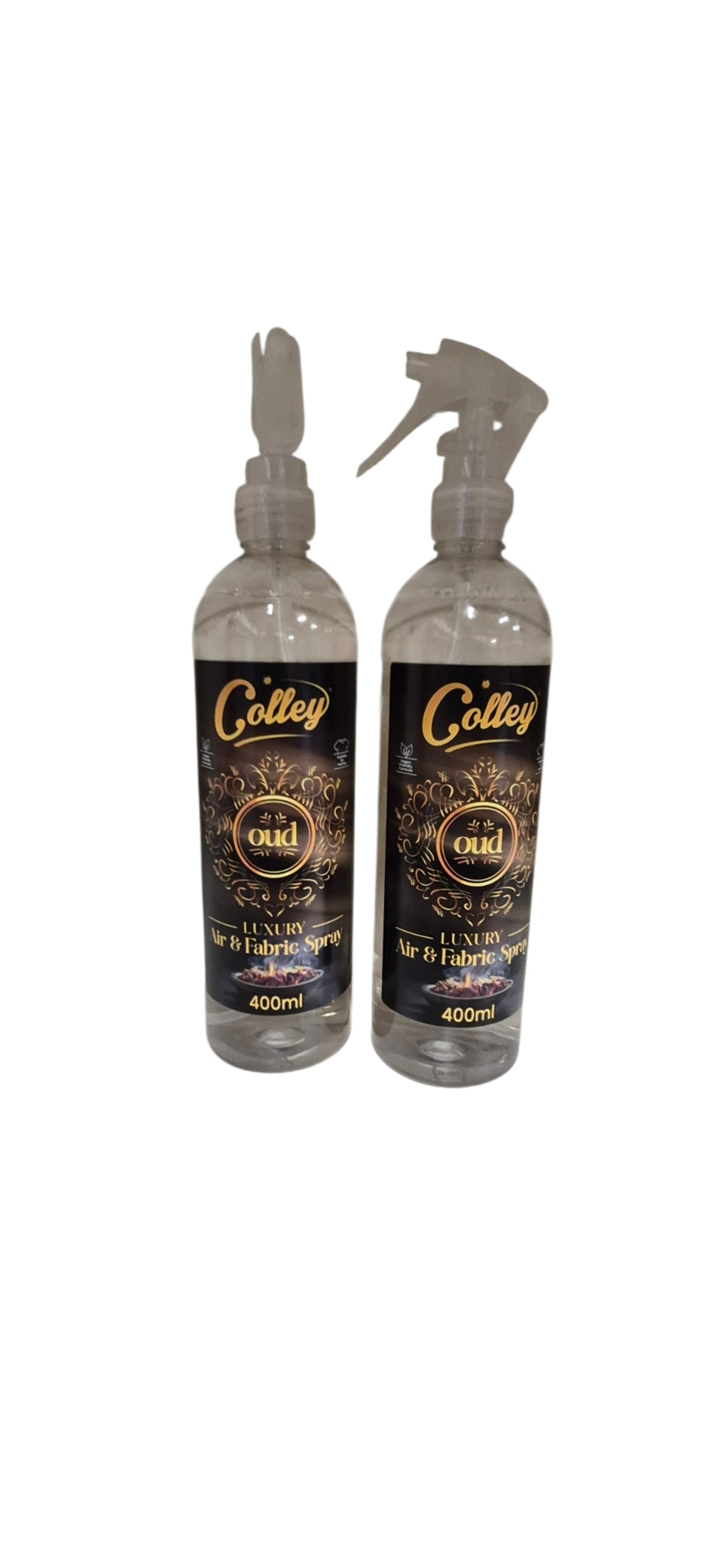 Colley Air & Fabric Spray Bundle Of 2 x 400ml - Oud Scent