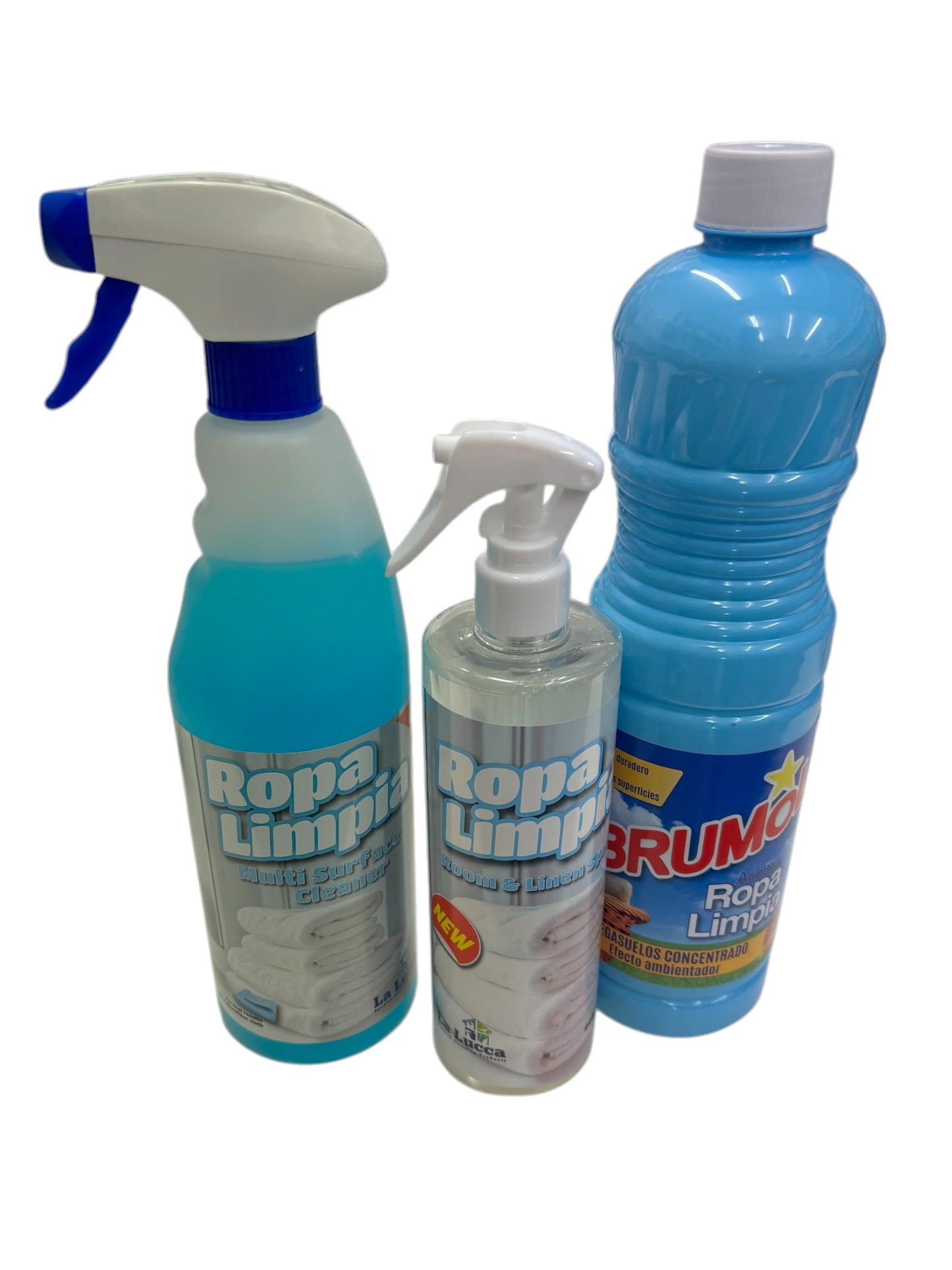 Ropa Limpia Bundle - Fabric Spray, Floor Cleaner, and Surface Spray