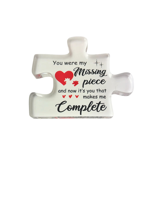 You Were My Missing Piece Jigsaw Piece