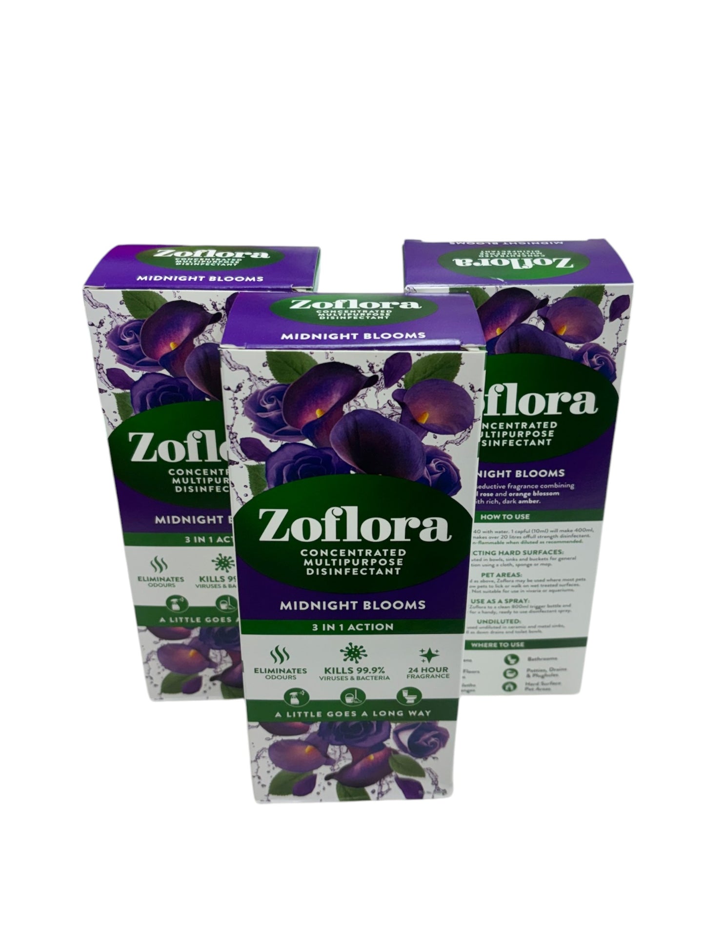 X3 Zoflora Midnight Blooms Disinfecant 500ml