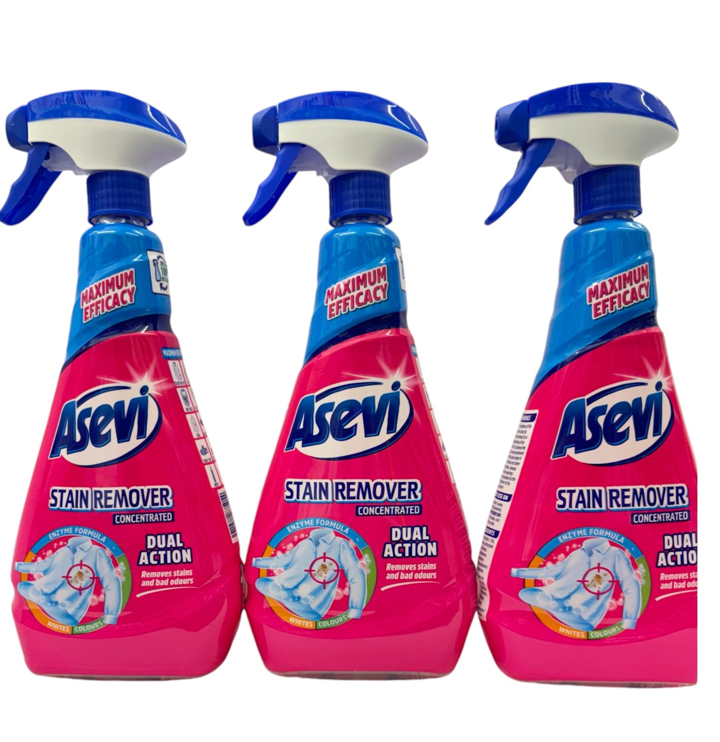 x3 Asevi Stain Remover Spray 750ml