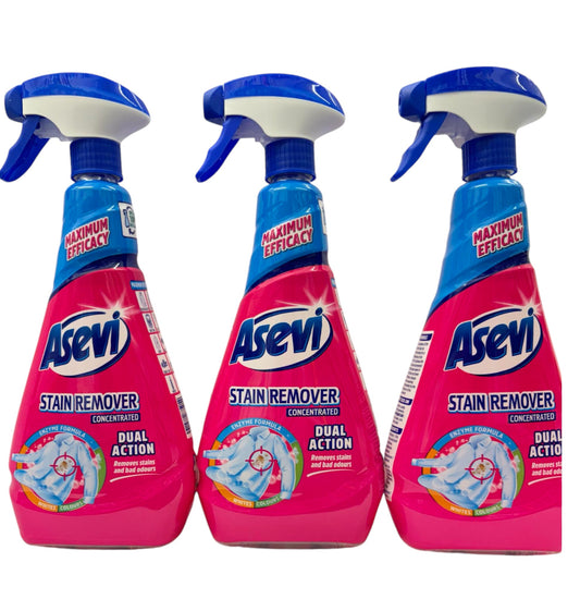 x3 Asevi Stain Remover Spray 750ml