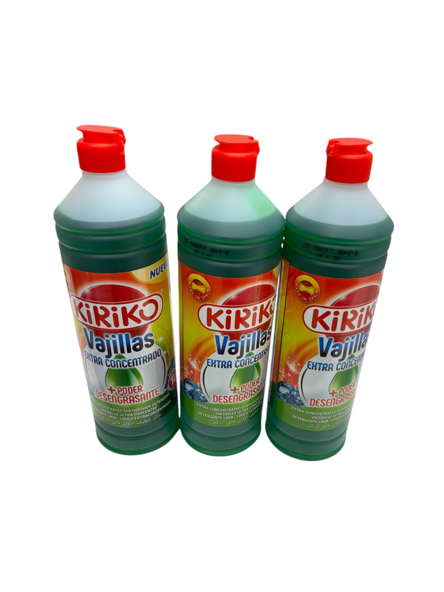X3 Kiriko Green Washing Up Liquid