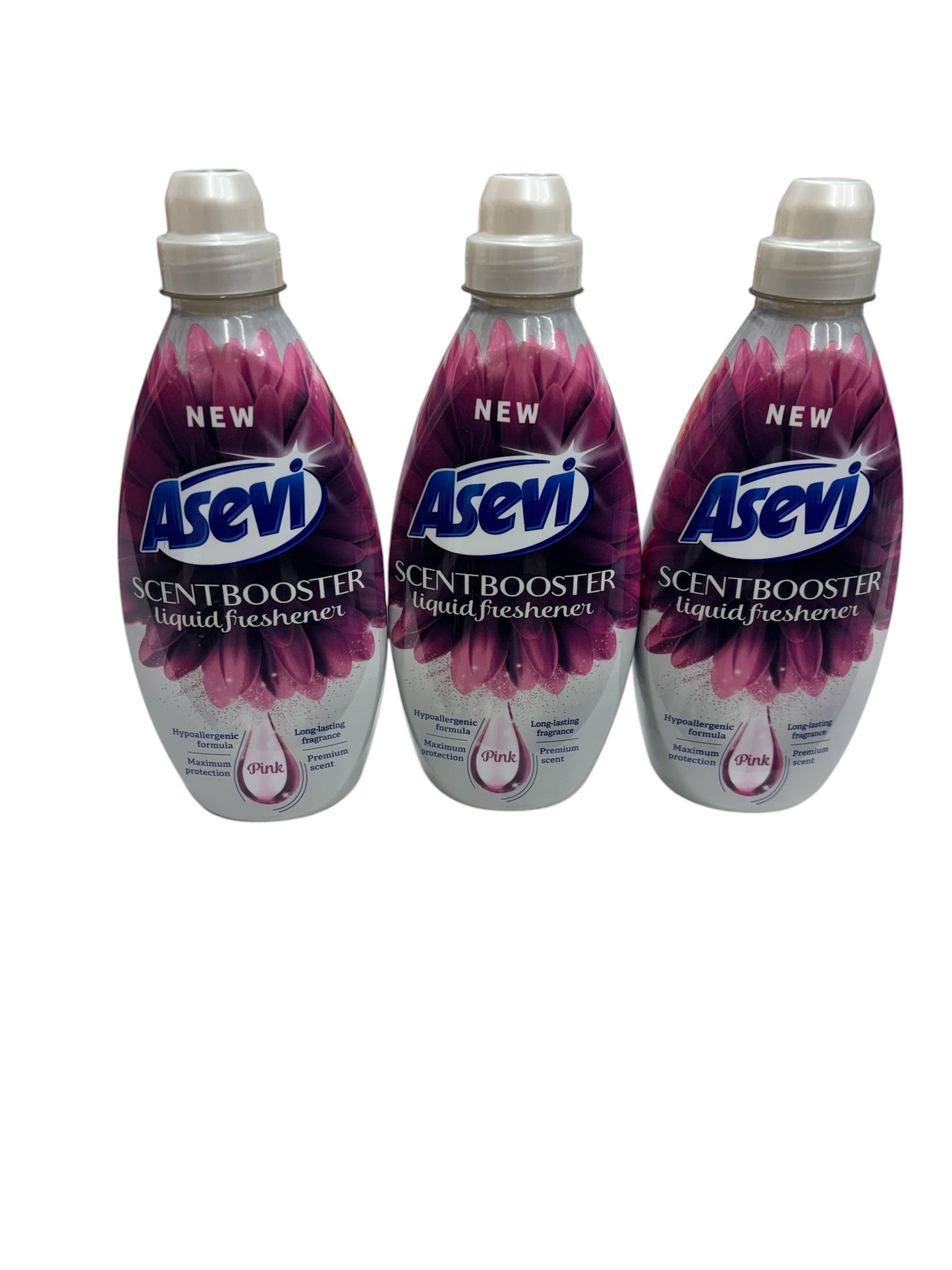 3 Pack - Asevi Pink Laundry Booster