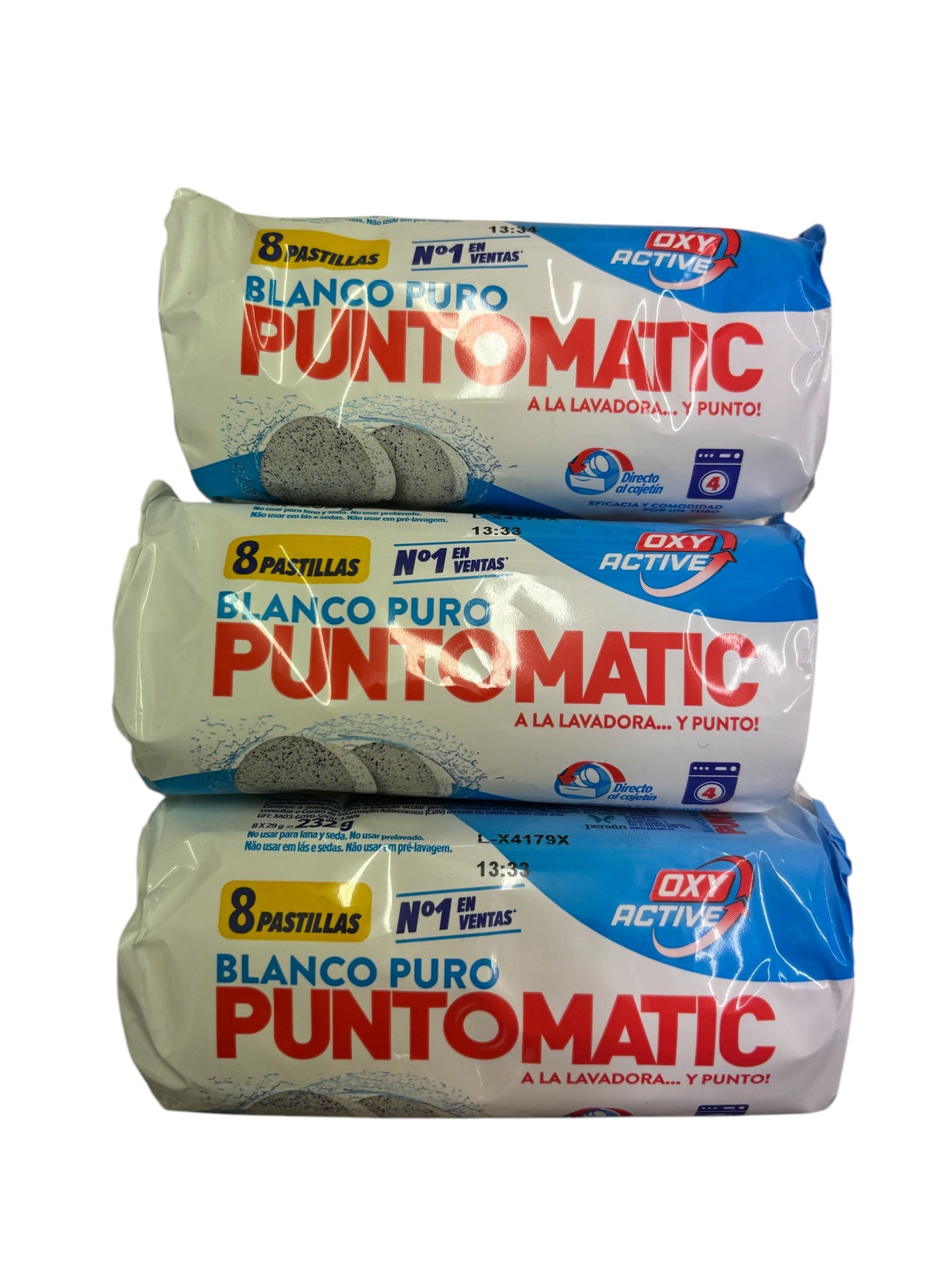 X3 Puntomatic Whitening Tablets For Clothes