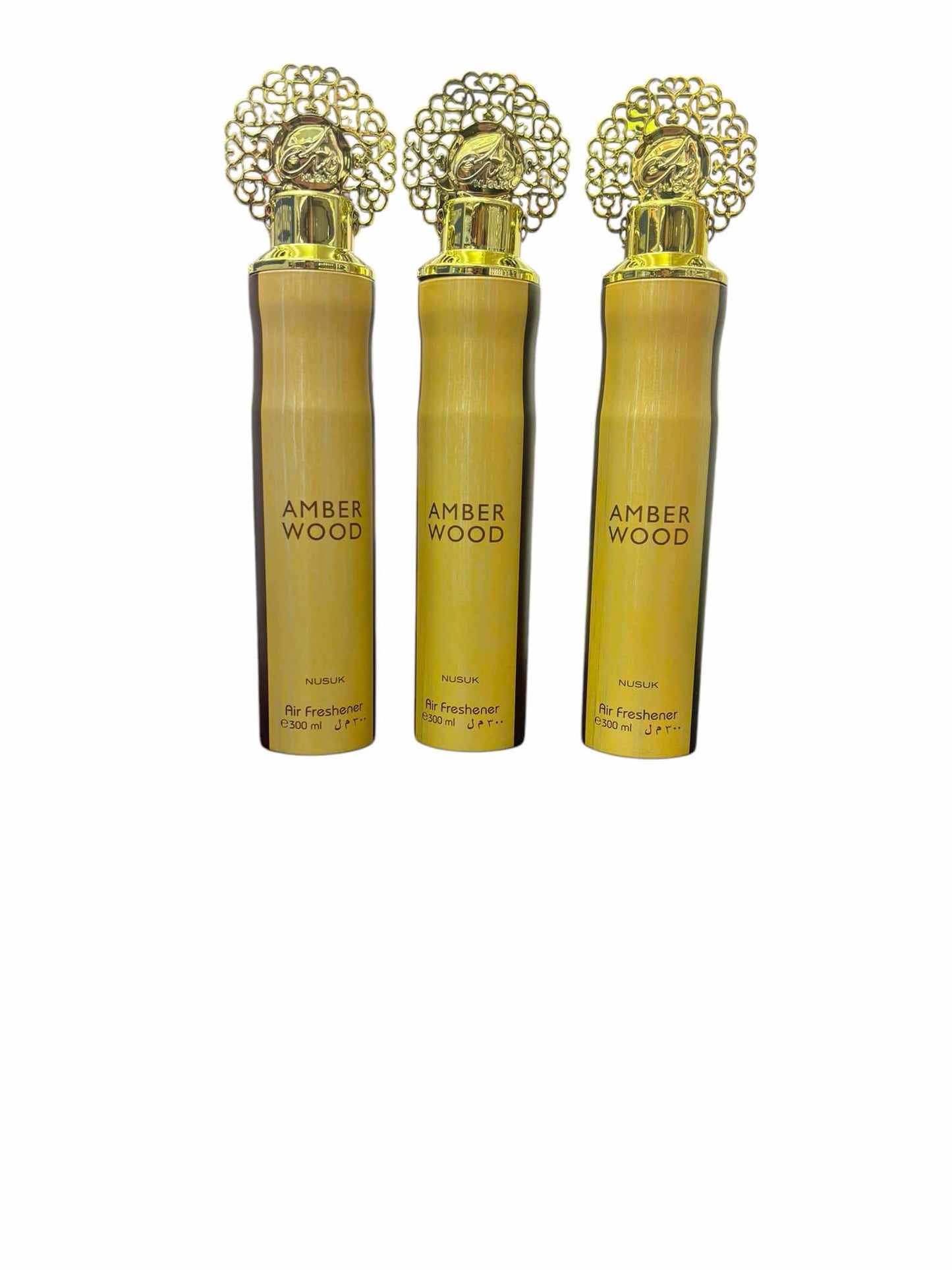 3 x Amber Wood Dubia Air Fresheners