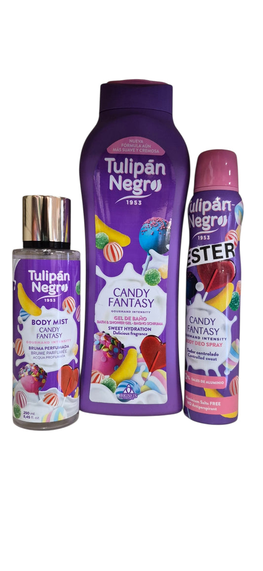 Tulipan Bundle Of 3 - Shower Gel, Body Mist And Deodrent