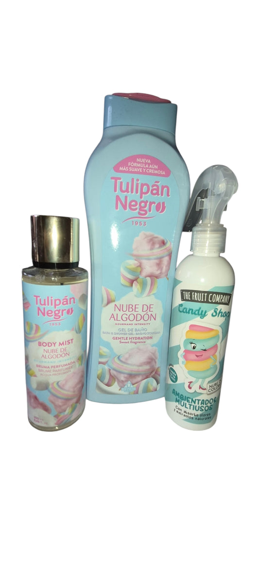 The Marshmallow Bundle Of 3 - Shower Gel, Body Mist And Room Spray