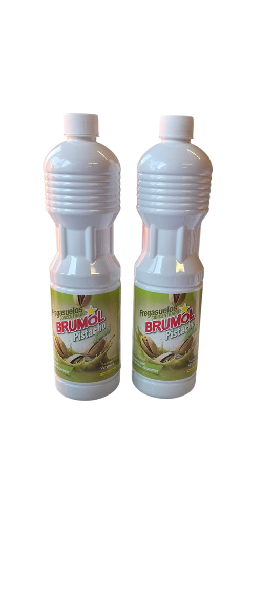 Brumol Pistachio Floor Cleaner Bundle 2x 1lt bottles