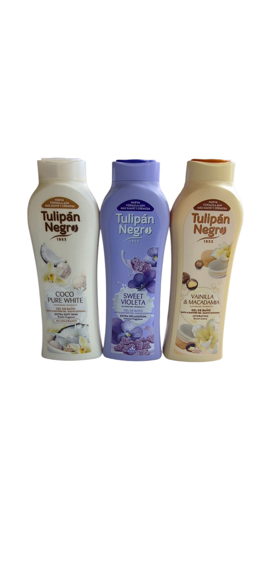 Tulipan Negro Bundle Of 3 - Coco Pure White, Sweet Violet And Vanilla Macadamia