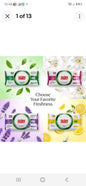 Fairy scented multi surface wipes 1 of each scent
