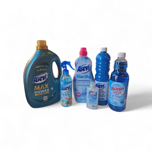 Asevi Bundle of 6 household cleaning from washer to toilet