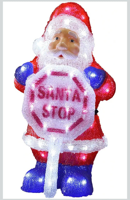 Konstsmide Outdoor Santa Stop Sign
