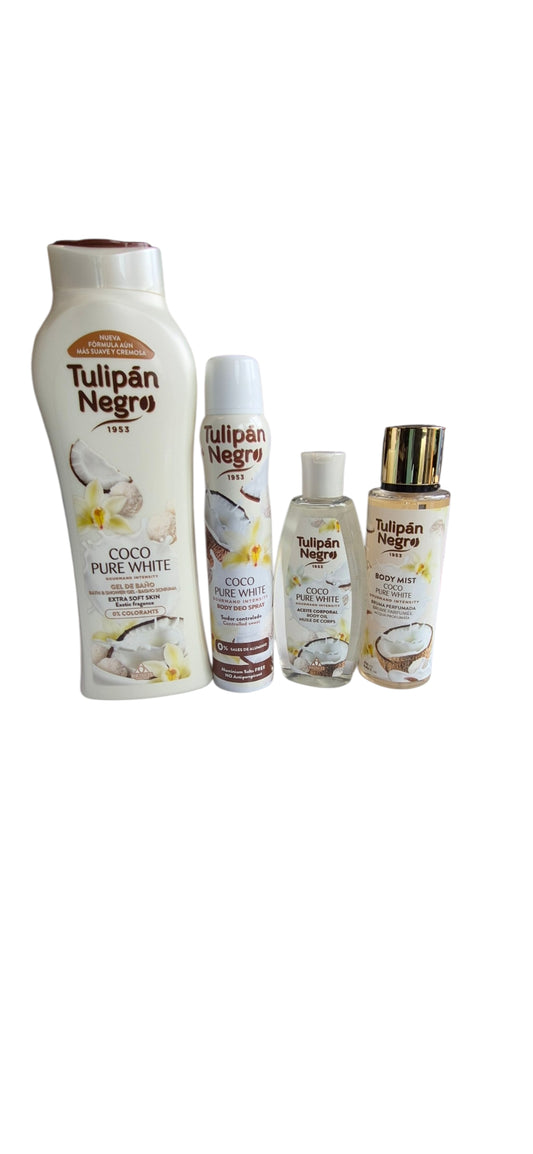 Coconut Bundle Of 4 - Shower Gel, Body Mist Spray, Deodorant And Body Mist Spray