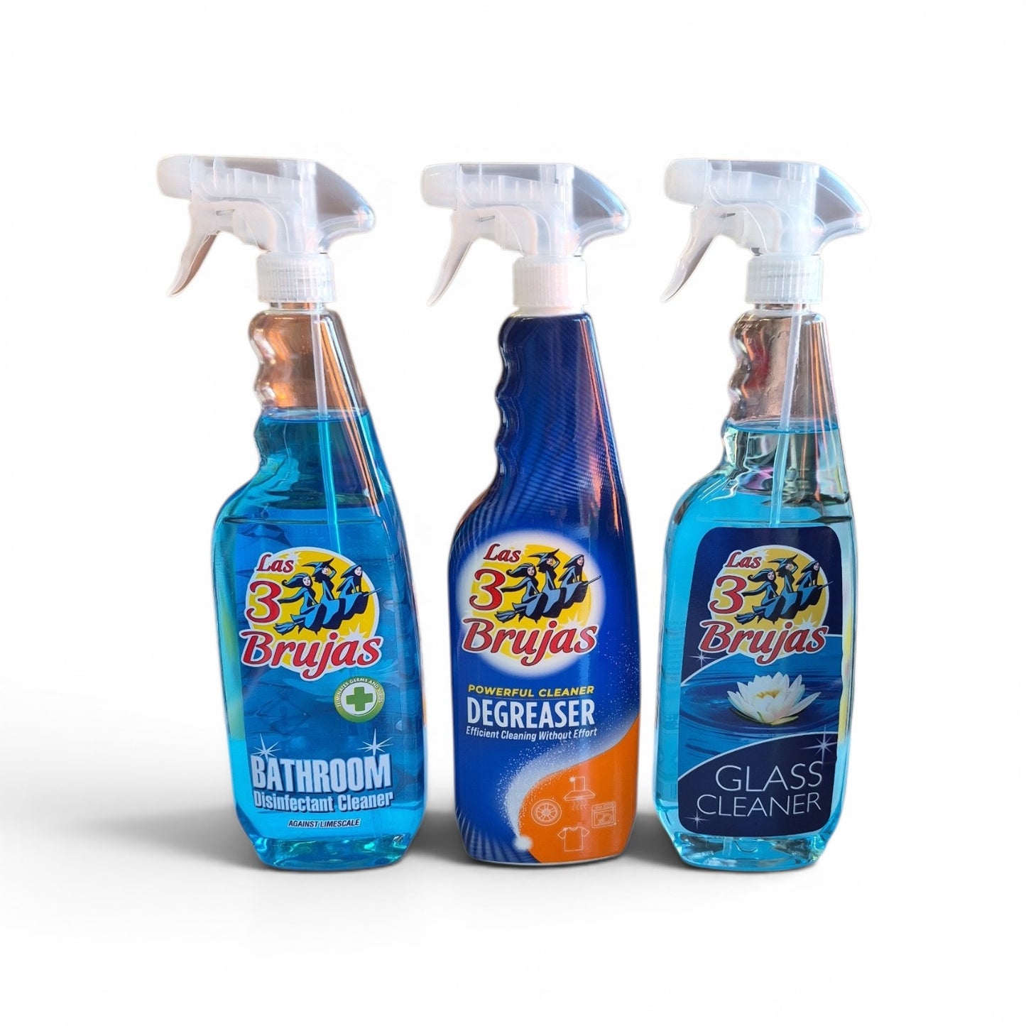 3 Witches Bundle - Bathroom, Degreaser And Glass Cleaner Sprays