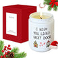 "I wish you lived next door" Candle In Gift Box