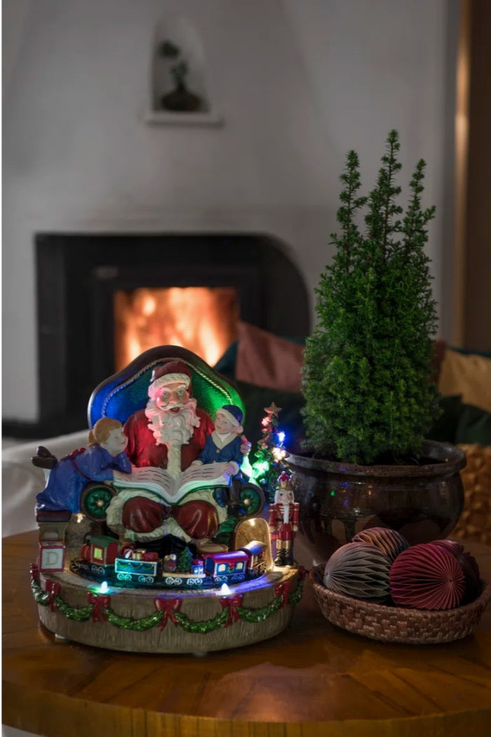 Konstsmide Santa Reading Scene