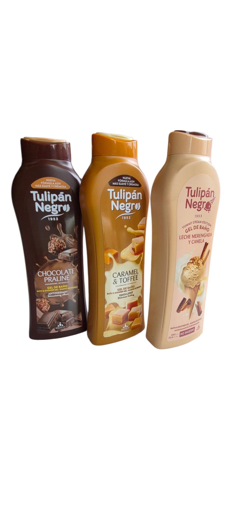 Tulipan Negro Bundle Of 3 - Chocolate Praline, Toffee And Caramel And Cinnamon And Milk