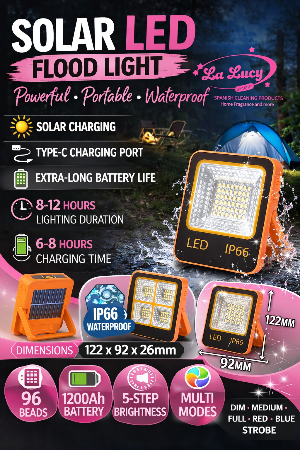 Portable Mini LED Solar Light