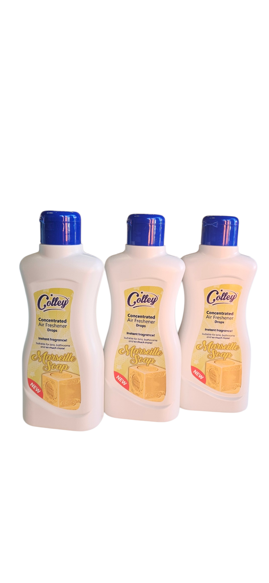 Colley Concentrated Air Freshener Drops (Toilet Drops) x3 Marcielle Soap Scent