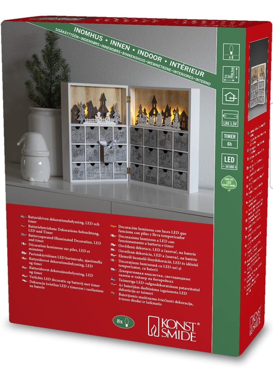 Konstsmide LED Advent Calendar