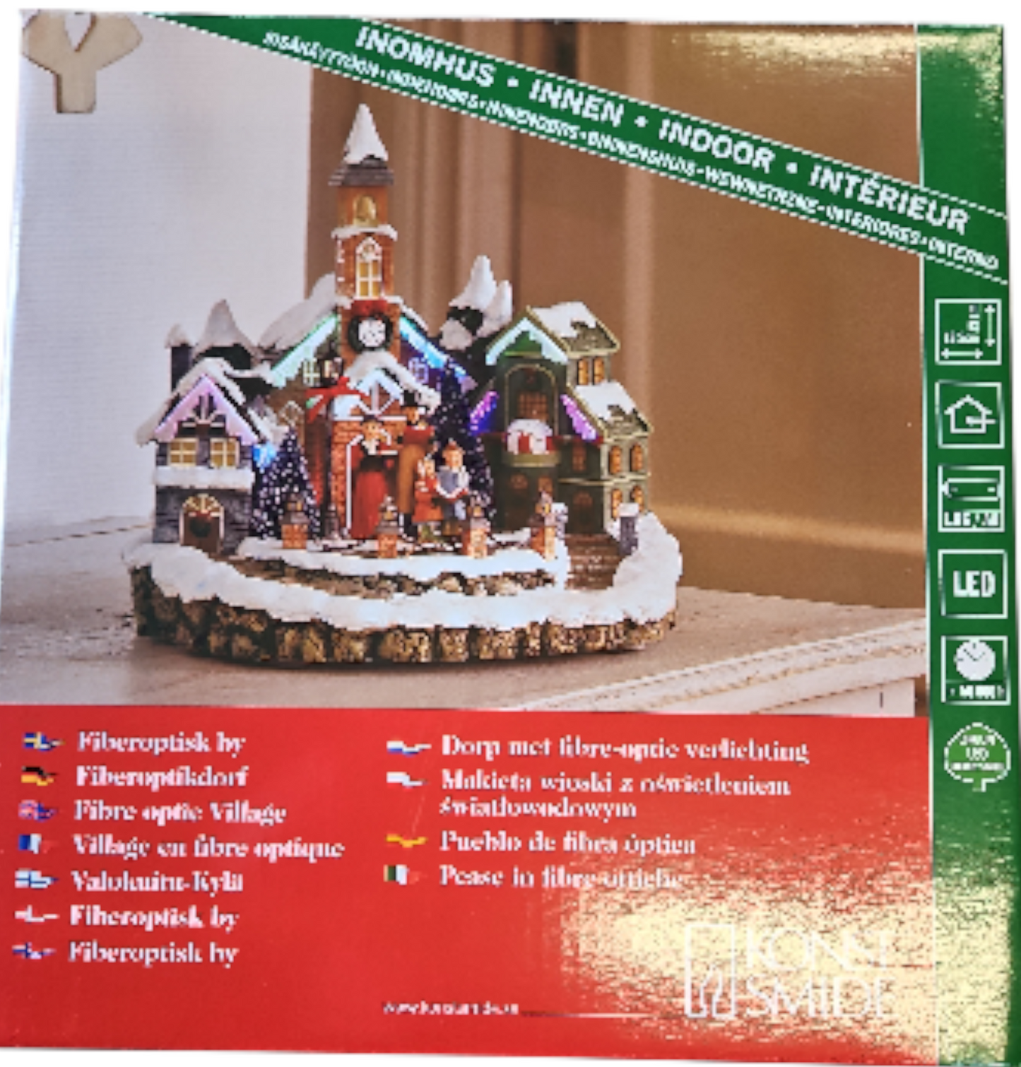 Konstsmide Village Scene Church