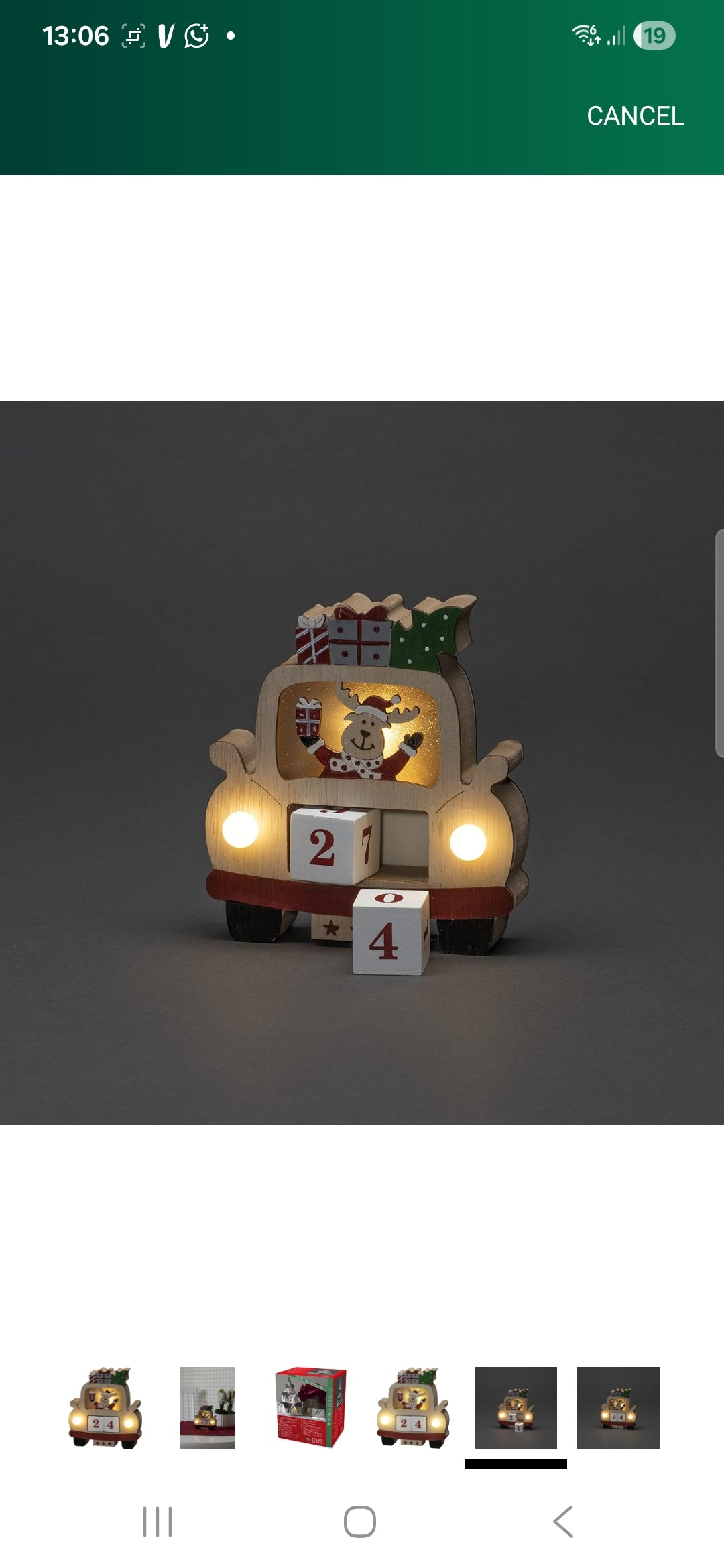 Konstsmide Wooden Advent Calendar