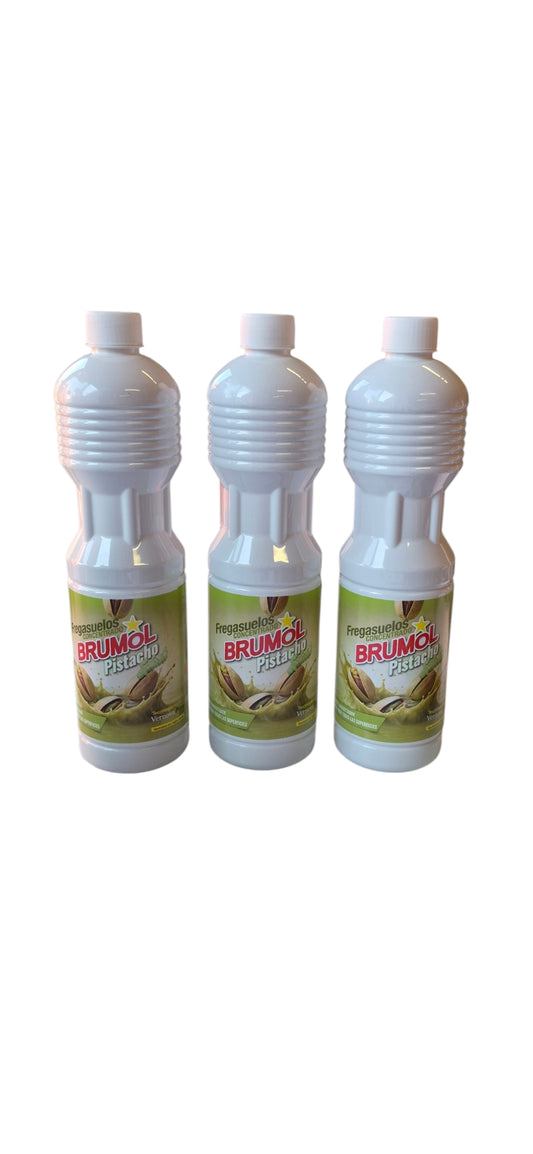 Brumol Pistachio Floor Cleaner 1lt Bundle of 3