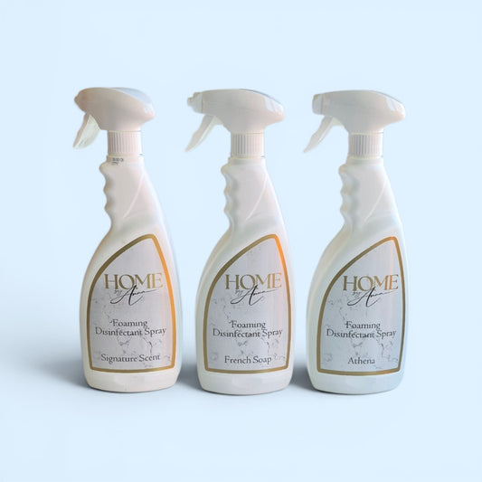 Home By Anna Foaming Disinfectant Spray 750ml - Signature Scent, French Soap Or Athena